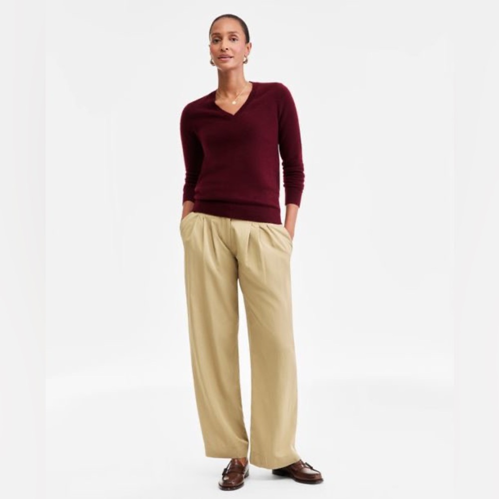 Charter Club 100% Cashmere Women's V-Neck Sweater - Crantini